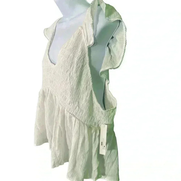 Wallflower Women's 2X White Short Sleeve Alessia Top New with Tags - Picture 3 of 9